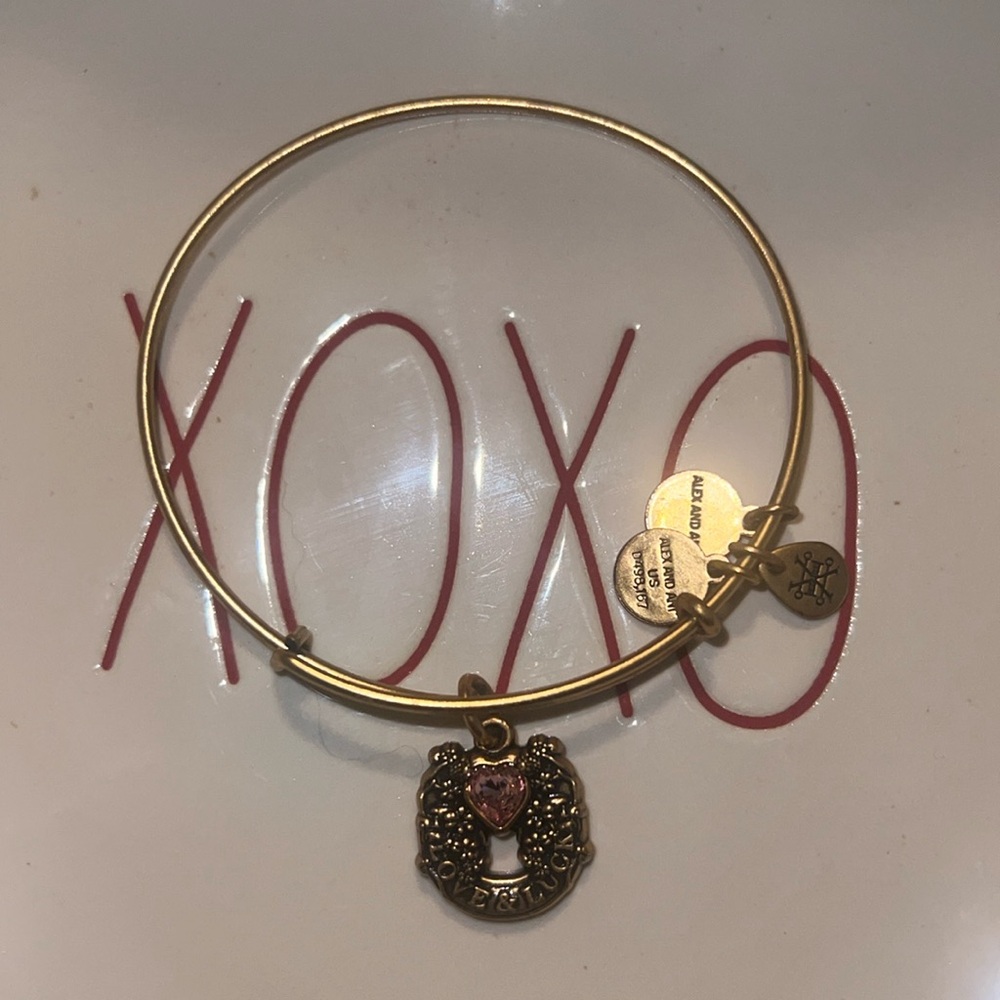 Alex and Ani Fortune’s Favor gold bracelet